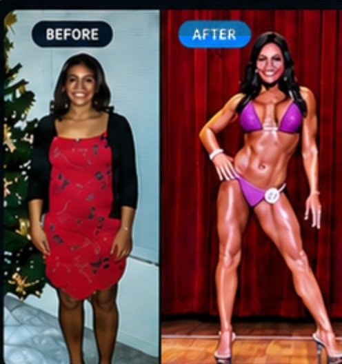 Melissa L. before and after