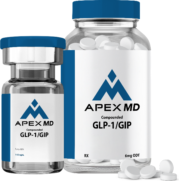 Compounded GLP-1 injectable and oral tablets from Apex MD