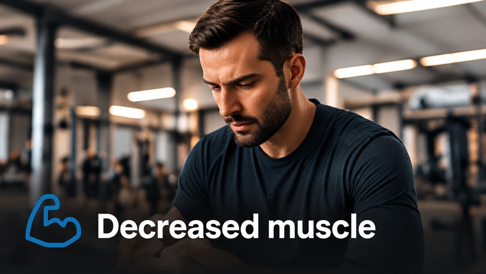 Decreased muscle