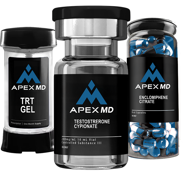 Apex MD testosterone therapy products