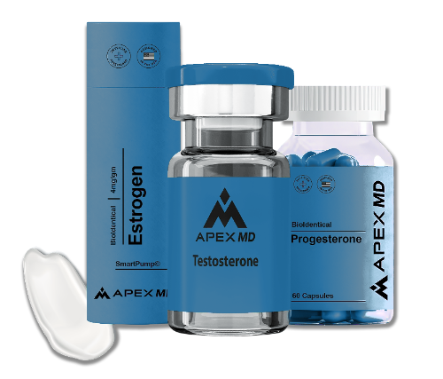 Apex MD bioidentical estrogen, testosterone and progesterone