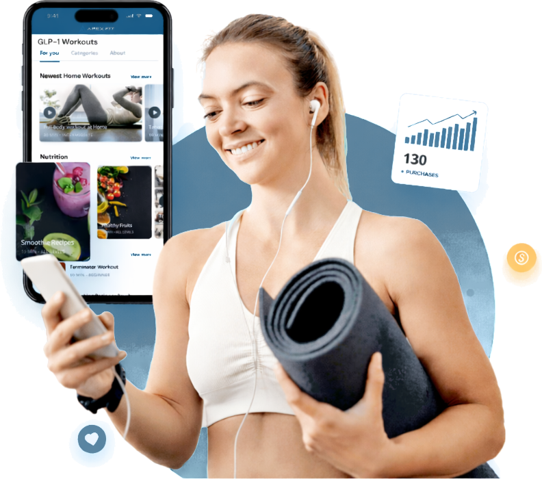 Apex MD Health Portal on a phone